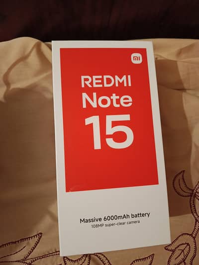 Redmi note 15 box open full warranty