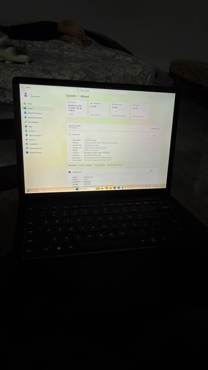 Microsoft surface  laptop 3 2