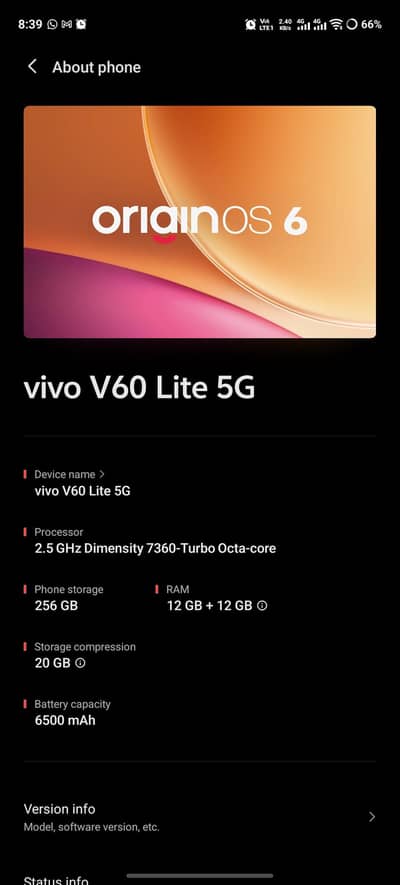 Vivo V60 Lite 5G