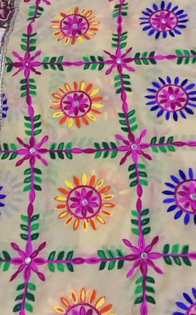 Shawl Embroidery Dupatta