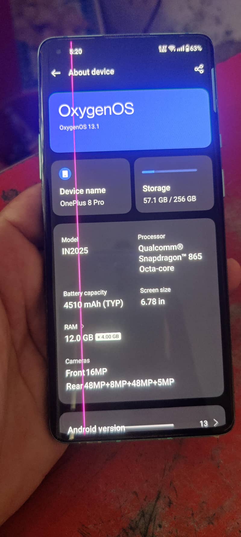 One Plus 8 Pro 7