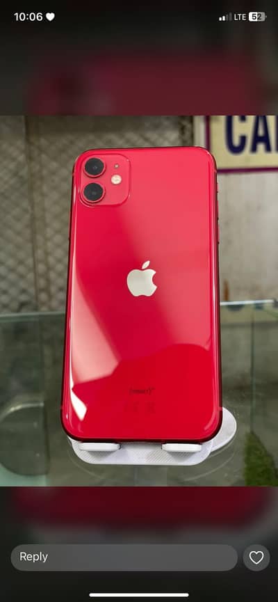 Iphone 11 Red 128 GB btry 84%