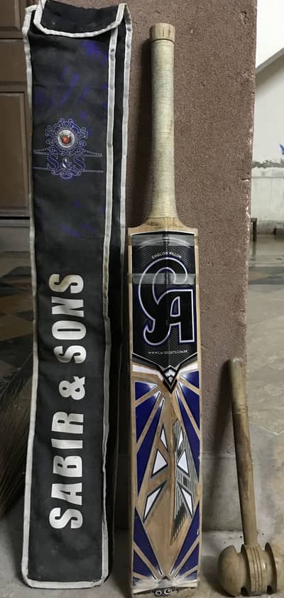 CA Zoom hard ball bat + Bat cover + Knocking Hammer