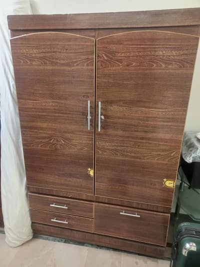 laminated wooden wardrobe