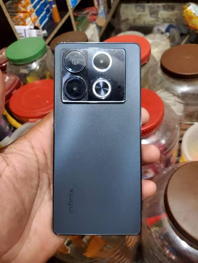Infinix Note 40 with box and original charge indisplay finger