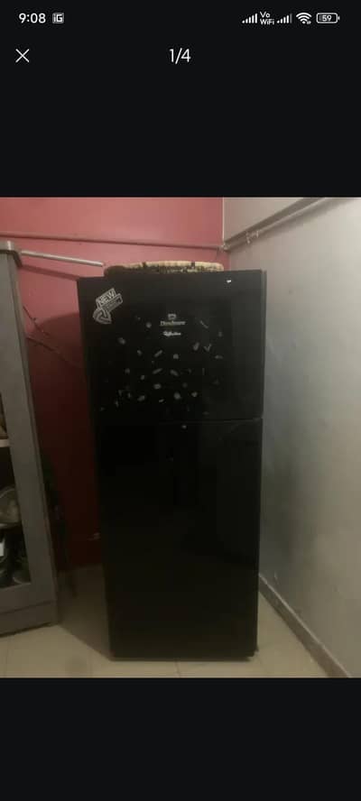dawlance glass door fridge