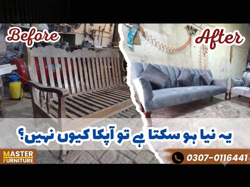 گھر بیٹھے صوفہ پوشش، کار پینٹنگ، کچن و الماری کی مکمل سروس 1
