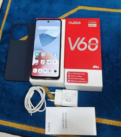 Nubia V60 16/256 GB official PTA Complete Box