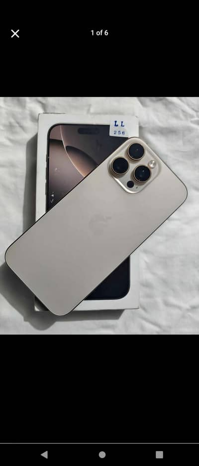Apple iPhone 16 Pro Max 100% Battery Health
