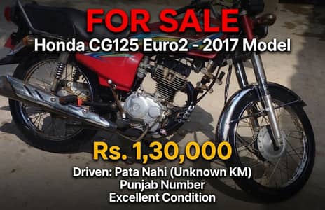 Honda CG125 Euro2 2017 Model