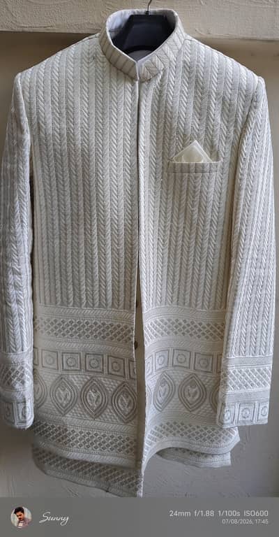 Luxury Nikkah Suit (Medium) with Matching Shoes | Worn Once | Like New