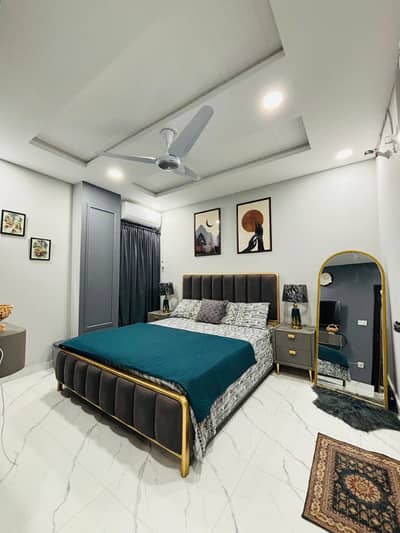 Per day 1bed ROM full furnished apartments safe and scour 100%coupe allow