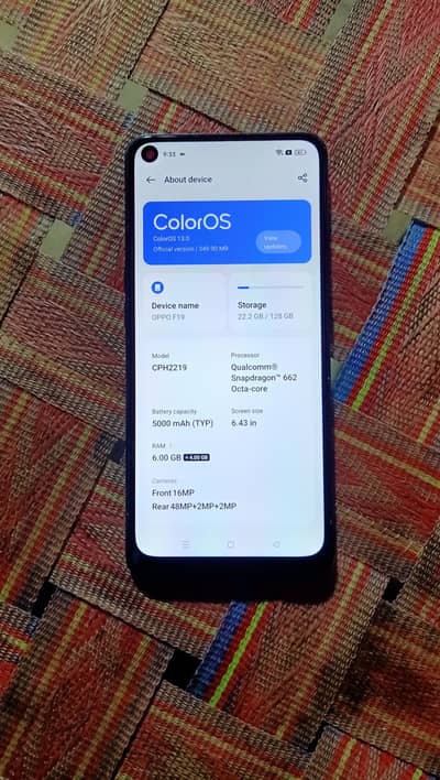 OPPO F19 PTA Approved