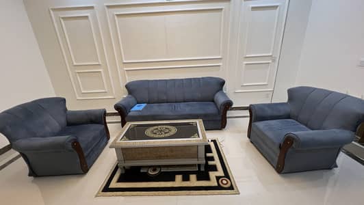 5-Seater Sofa Set + Center Table