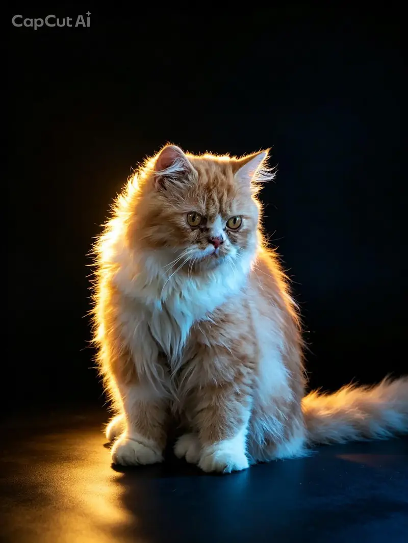 Punch face near to piki long hair tripple coat male and female — photo 2