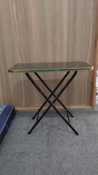 Foldable X-Frame Folding Side Table - Perfect for Tea or Snacks