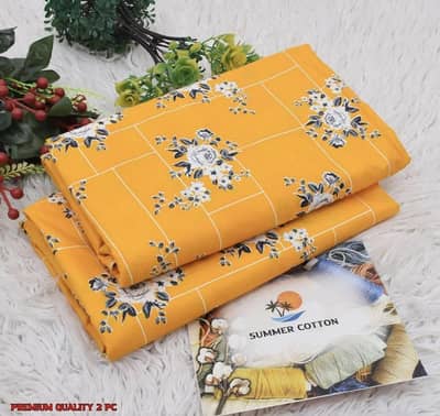 Mustard colour2 pc sale cotton Free Home delivery