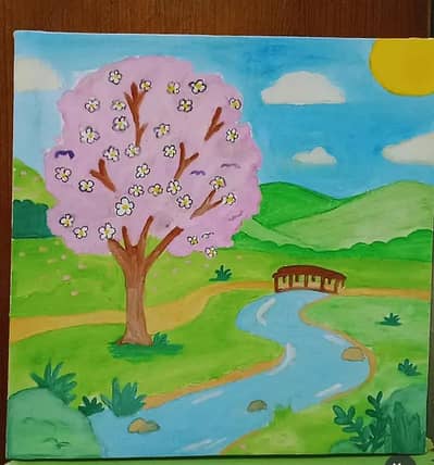 Beautiful canvas painting