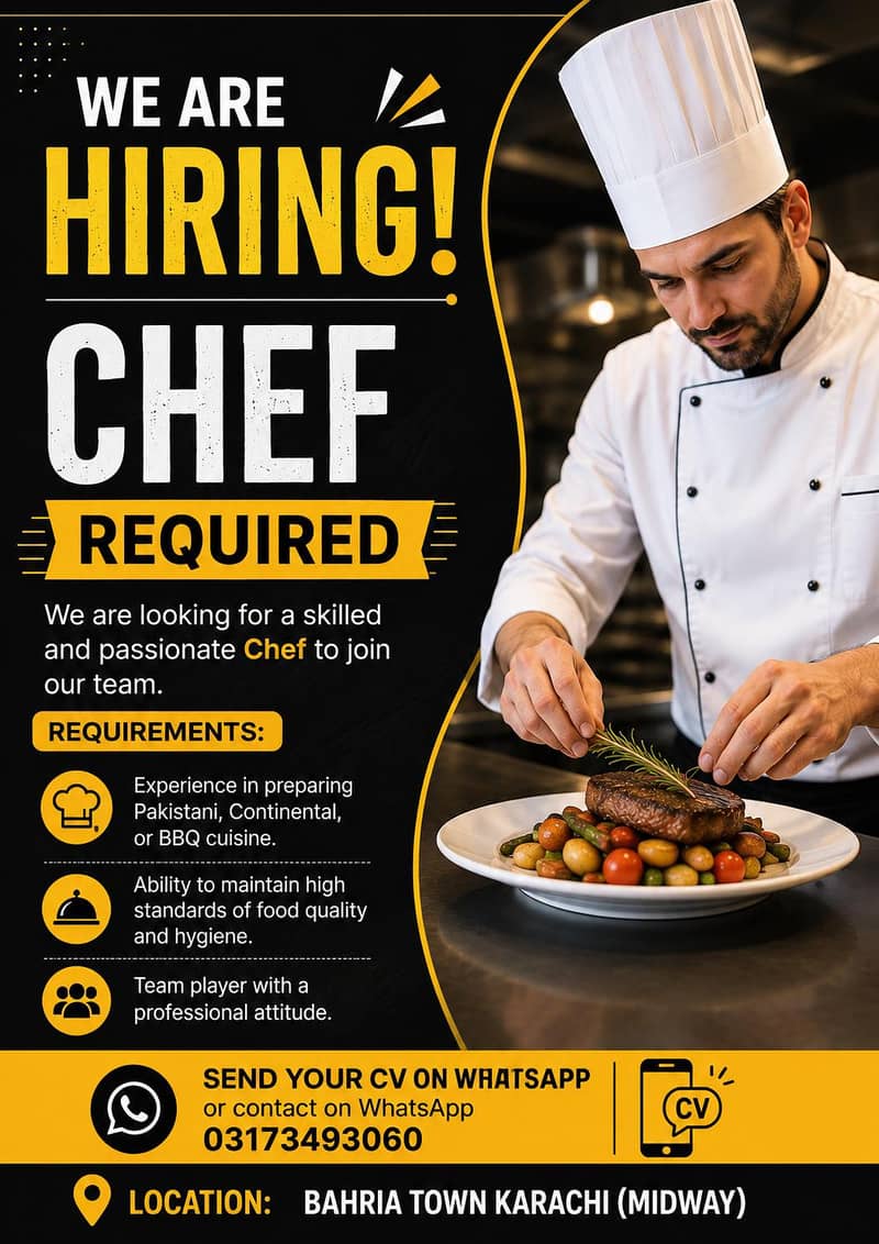 Chef required 0