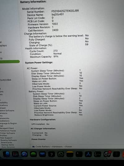 MacBook pro m1 16/512