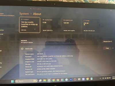 HP Laptop Core i3 11th Gen | 8GB RAM | 256GB SSD | 15.6" | Like New