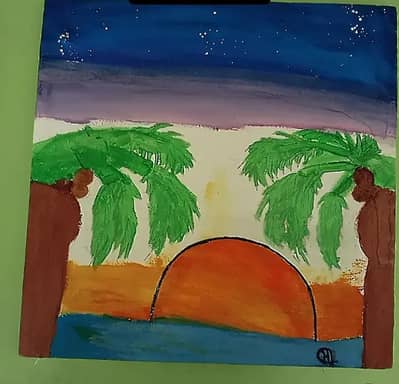 Beautiful canvas painting 