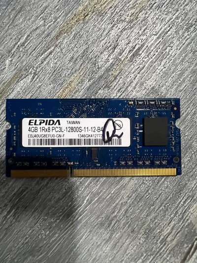Elpida ( Taiwan ) Ram 4gb ddr3