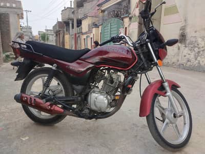 Suzuki 110 Self Start in Red Color