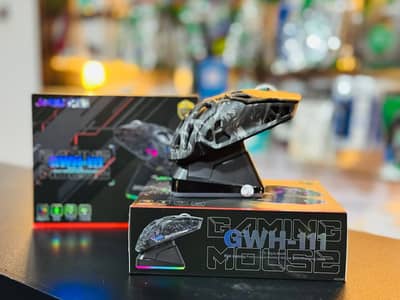 JEDEL GWN-111 Wireless RGB Gaming Mouse | Tri-Mode Bluetooth + 2.4G +
