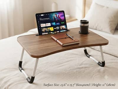 Premium Foldable Multi-Purpose Bed & Sofa Table / Laptop Desk