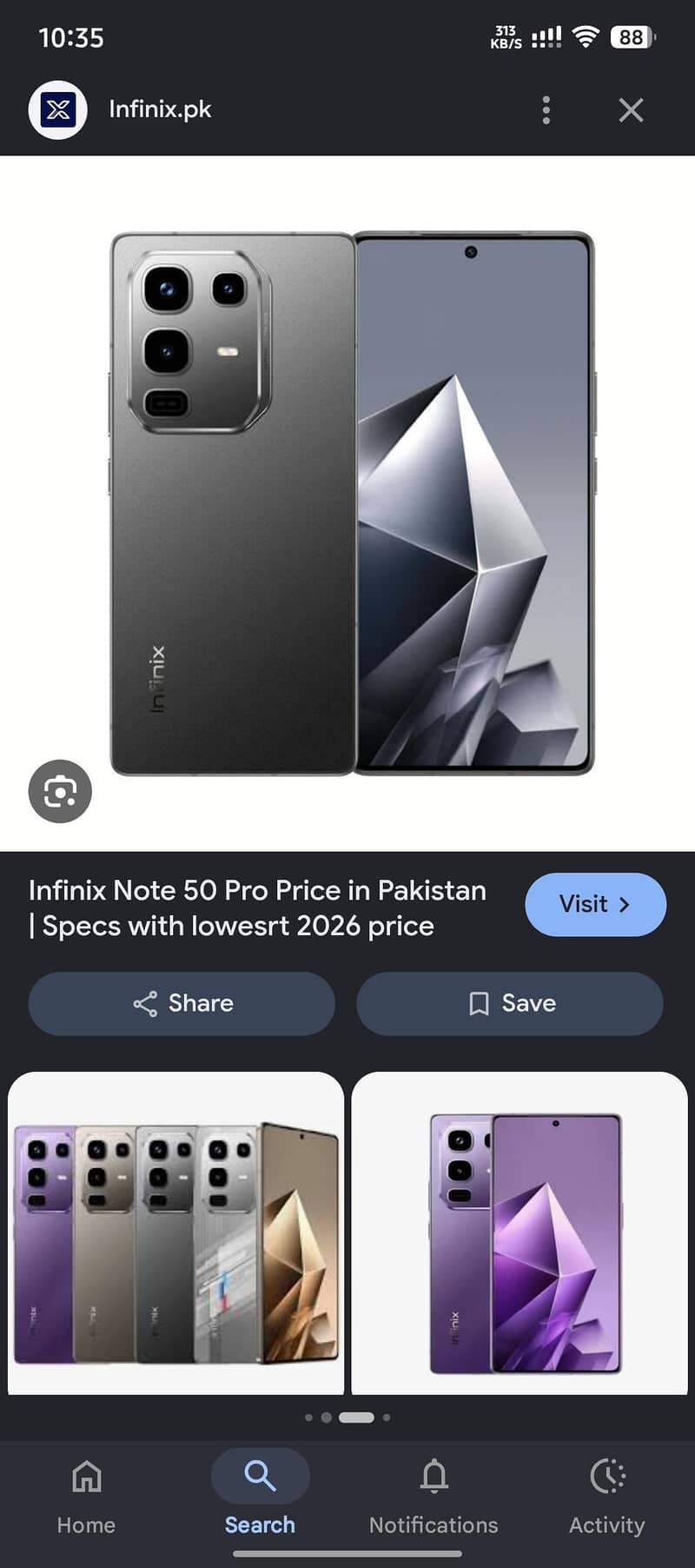 Infinix Note 50 Pro 0