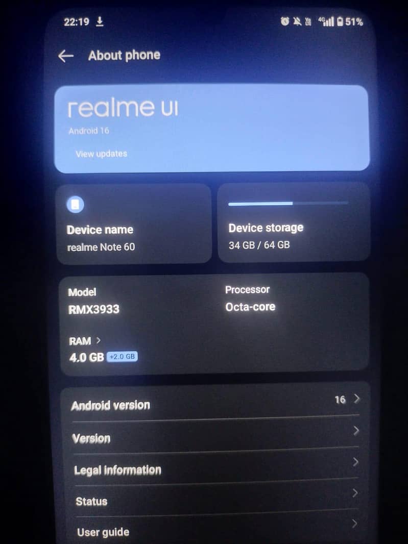 Realme Note 60 3