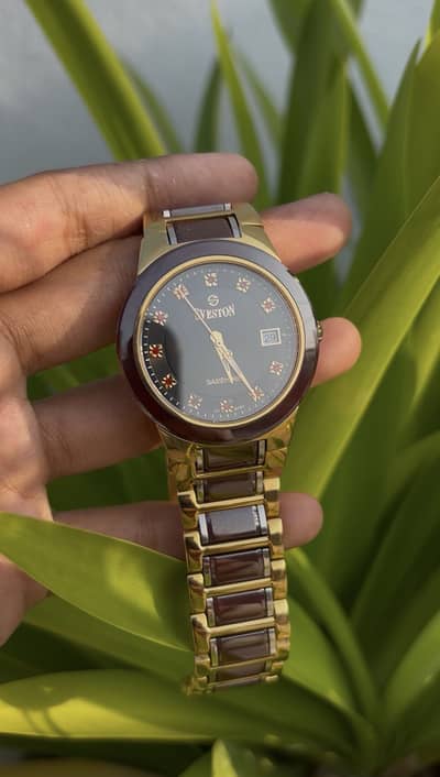 Sveston Sapphire Luxury Watch (1 Month Used) – Like New | Buy For 16K
