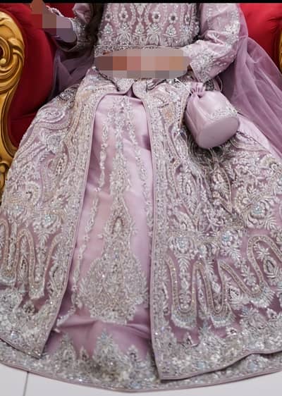 Luxury Walima Bridal Dress | Heavy Embroidered