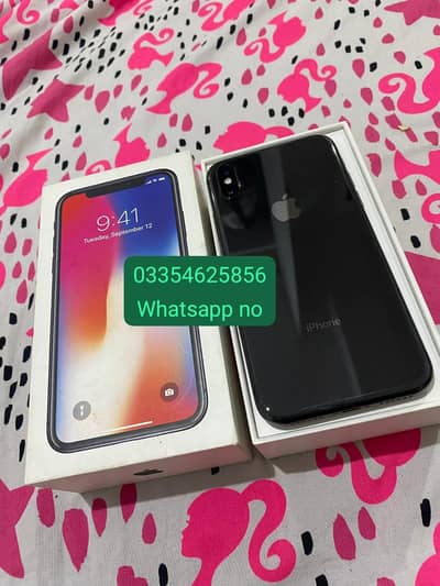 Apple iPhone X 256GB full box urgent for sale