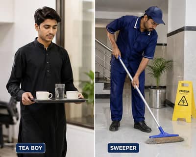 Tea Boy & Sweeper Required