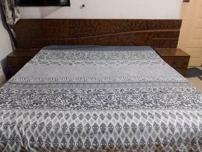 Solid Wooden Bed For Urgent Sale