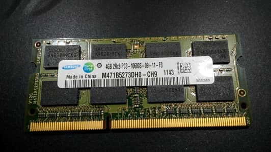 Samsung 4GB DDR3 Laptop RAM for Sale