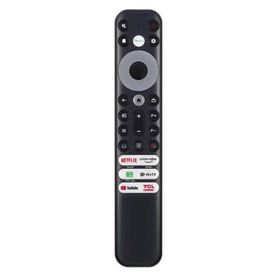 A genuine TCL smart TV remote control