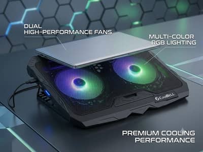 Cooling pad for laptops