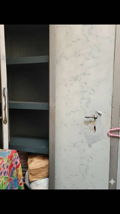3 door iron Almari for sale