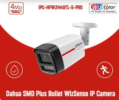 Dahua IPC-HFW2449TL-S-PRO1/1.8"CMOS 4MP Built-in MICIP67 24 hours full