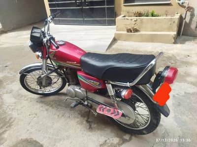 Honda CG 125 for sale. No engine work, no accident.