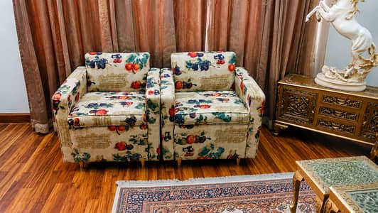 Brand New Designer Sofa Chairs (2) | Imported Fabric | Luxury Design