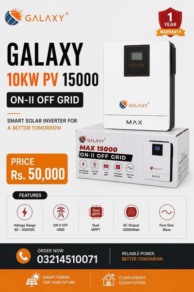 Galaxy 10KW PV 15000 Solar Inverters