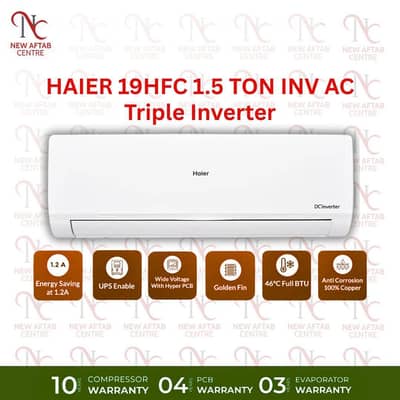 Haier 19 HFC ac DC inverter brand new