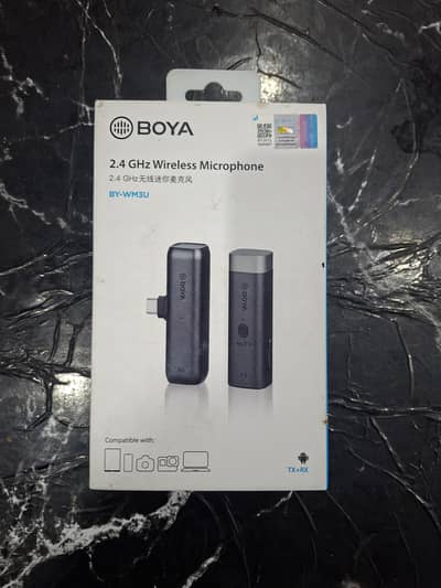 boya wirless microphone just like new