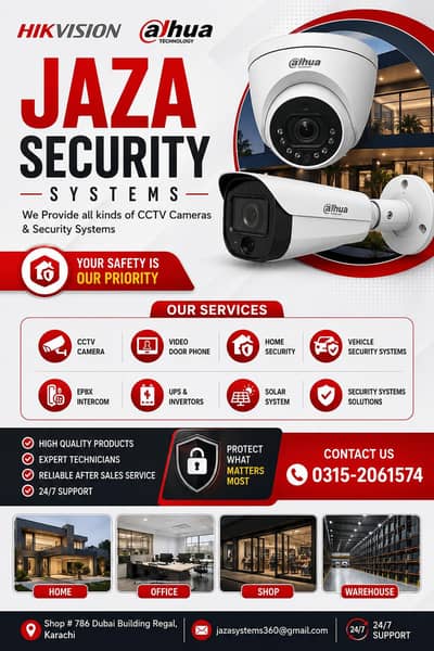 dahua cctv camera IP camera with installation