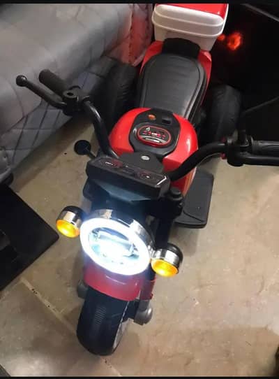Kids Electric Heavy Bike / Rechargeable Ride-On Heavy Bike (Brand New)