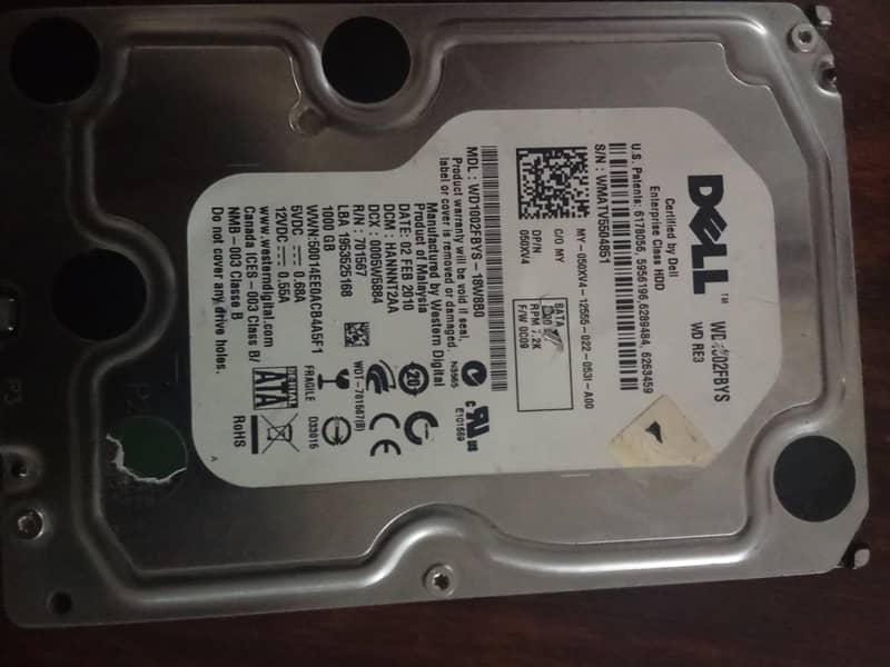 1tb hard disk 0